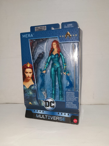 Dc Multiverse Mattel Mera Baf Trench Warrior En Caja (Usado)