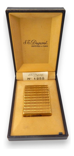 Encendedor S.t. Dupont Línea 1 Oro Full Set Original (Usado)