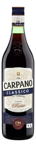 Vermut Rosso Carpano Clásico Botella 1l
