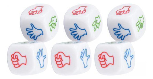 5 Juegos De Dados Adivinación De Dedos Piedra Papel Tijeras