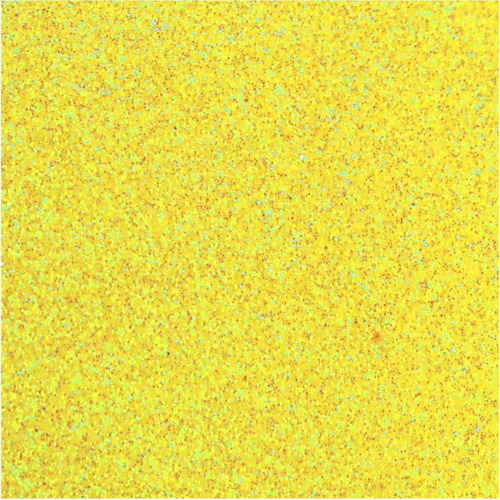 Placa Em Eva Com Gliter 48x40cm. Neon Amarelo 2mm. Pct.c/10