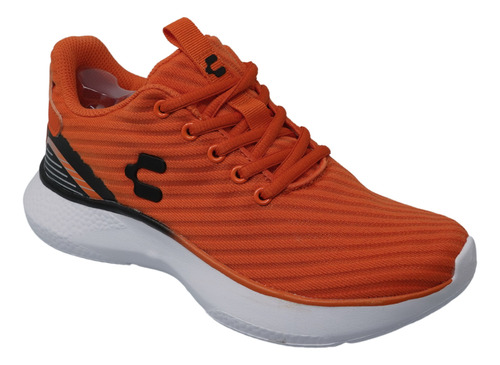 Tenis Deportivos Naranjas Zapatos Hombre Charly 1086729