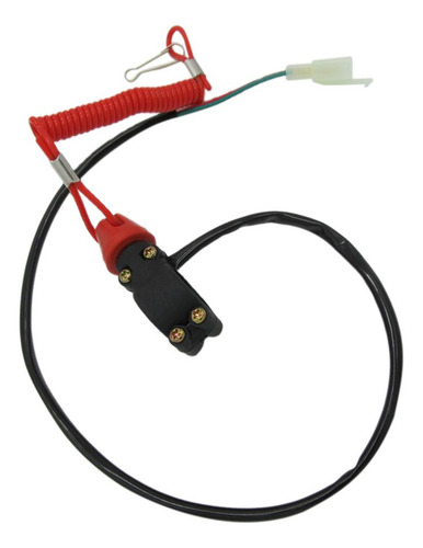 Motocicleta Atv Motor Interruptor De Parada Con Cordón De