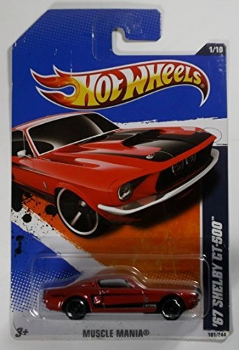 Hot Wheels 2011 Muscle Mania 1/10 Red '67 Ford 96n2r