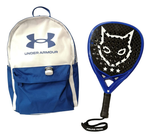 Paleta De Padel Felina F10 Pro + Mochila Under Armour + Grip