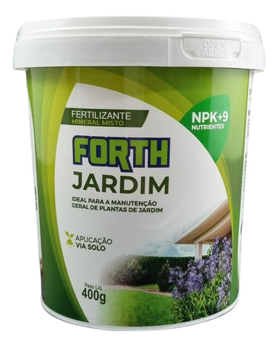 Fertilizante Adubo Forth Jardim Plantas (85un / Potes 400g)