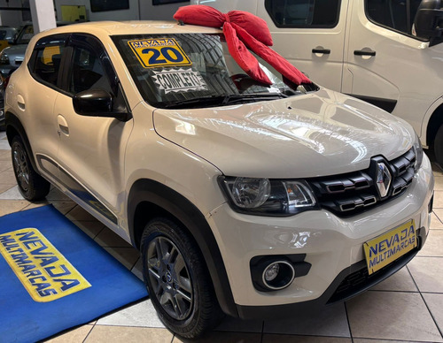 Renault Kwid 2020 1.0 Flex Intense Completo Manual Bege