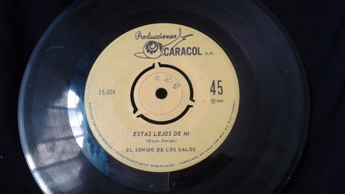 Imagen 3 de 6 de Single El Sonido De Los Galos Estas Lejos De Mi