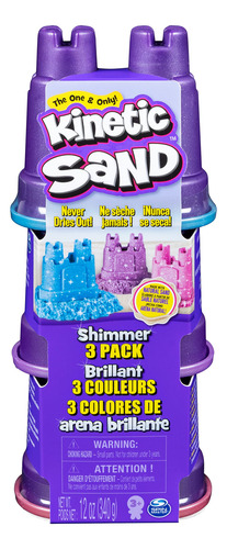 Shimmering Sand Paquete De 3 Con Moldes De Castillo De Arena