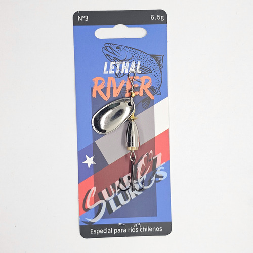Pack 3 Cucharilla Suarez Lures Clasico Lethal River N3 6.5g