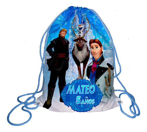 75 Morralito Dulcero Bolo Fiesta Infantil Frozen 