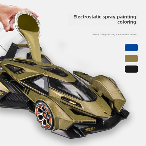 1-24 Nuevo Lamborghini V12 Okoniseger-box-blue A Escala 1:22