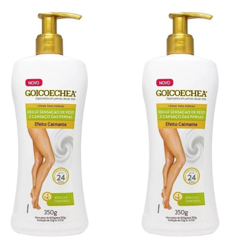 Goicoechea Efeito Calmante 350g Arnica E Camomila Kit C/2