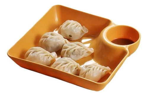 Zl 2 Plato De Dumpling Dividido, Plato De Servicio