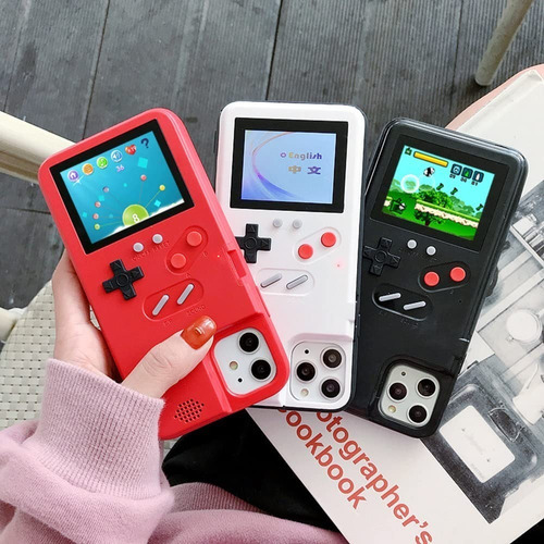 Funda Game Box Retro Para iPhone 11 11 Pro 11 Pro Max Color Negro