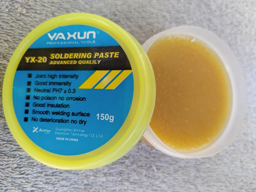 Flux Pasta Para Soldar Yaxun 150g Excelente Calidad (6v)