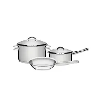 Comprar Set Bateria Cocina Tramontina Triple Fondo Acero Inoxidable