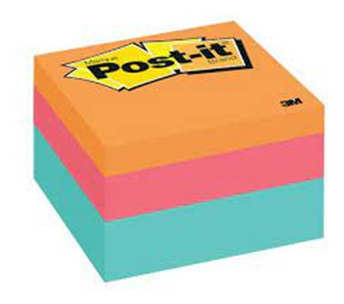 Taquito Post It 654 Adhesivo 76 X 76 X 400 Color