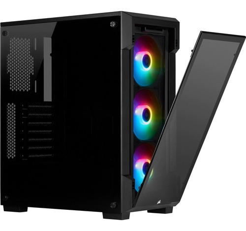 Ltc Case Corsair Icue 220t Rgb Black Vidrio Templado M.tower