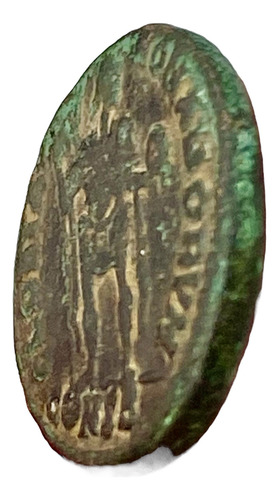 Antigua Moneda Romana Theodosius I El Grande Año 379 D.c. (Usado)