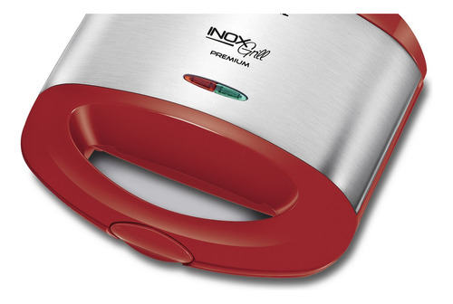 Sanduicheira Inox Grill Red Premium 800w S-19 Mondial Cor Vermelho 110V