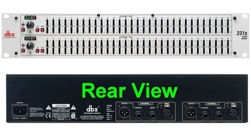 Equalizador Dbx 231s Stéreo 31 Bandas 2 Canais Bivolt