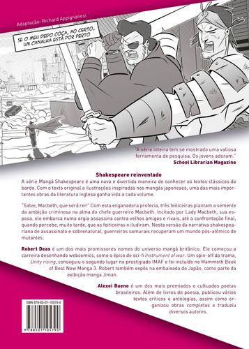 Macbeth (Mangá Shakespeare), de Shakespeare, William. Mangá Shakespeare Editorial Editora Record Ltda., capa mole em português, 2016