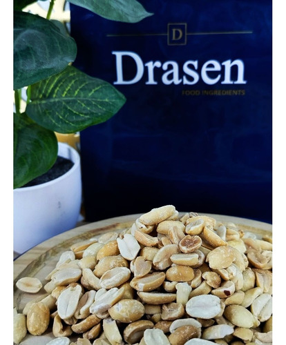 Amendoim Sem Pele Torrado Sem Sal | 1kg | Drasen Food