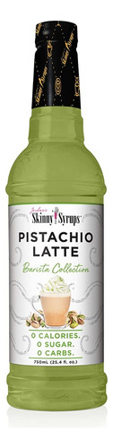 Jordan's Skinny Mixes Pistachio Latte Jarabe Cafe Te 750ml