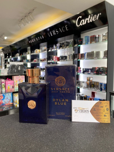 Imagen 2 de 3 de Dylan Blue De Versace Edt 100ml Para Caballero
