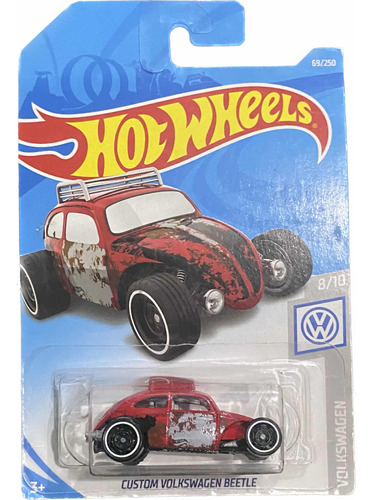 Hot Wheels Custom Volkswagen Beetle Rojo