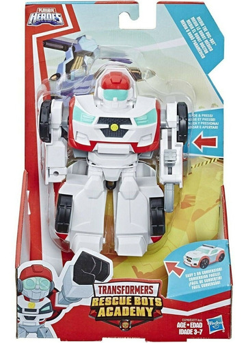 Rescue Bots Transformers Fácil Convertir Acción Ambulancia