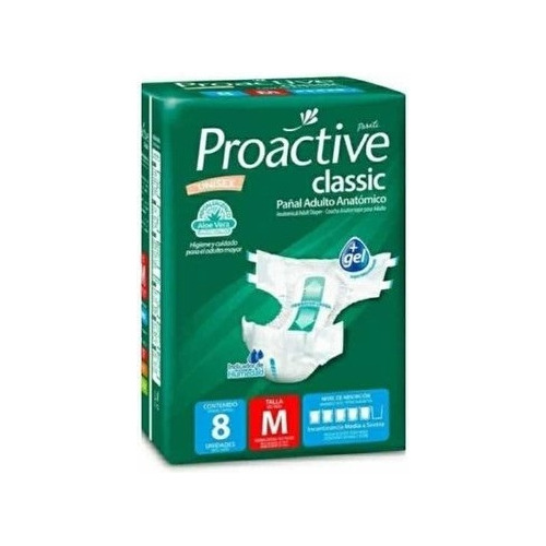 Pañal Adulto Proactive Classic Bolson De 6 Paquetes