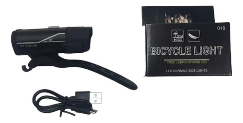 Luz Delantera 350 Lumens Usb Para Bicicleta - B350lum