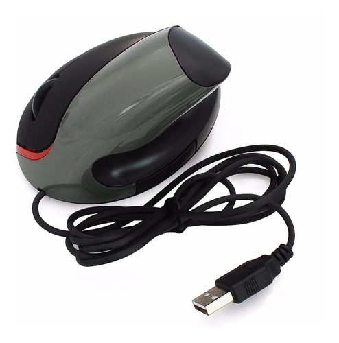 Imagen 5 de 6 de Mouse Vertical Ergonómico Con 5 Botones Evita Túnel Carpiano