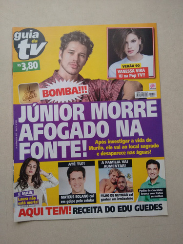 Revista Guia Tv 622 Neymar Camila Queiroz Novela Globo 1882 (Usado)