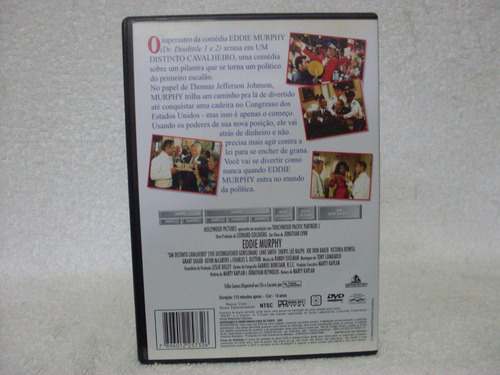 Dvd Um Distinto Cavalheiro- Eddie Murphy- Encarte Interno (Usado)