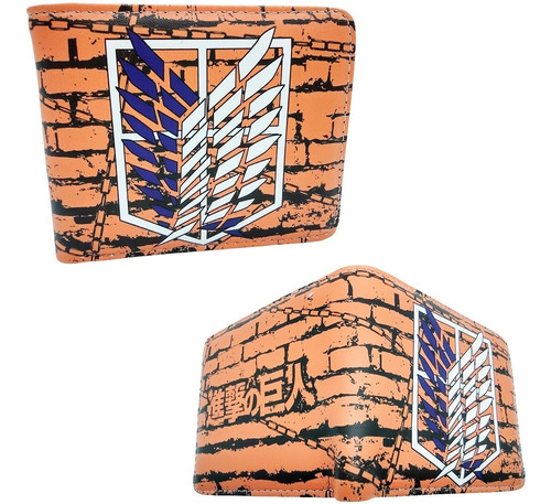 Cartera De Attack On Titan Muro - Anime - Ataque De Titanes