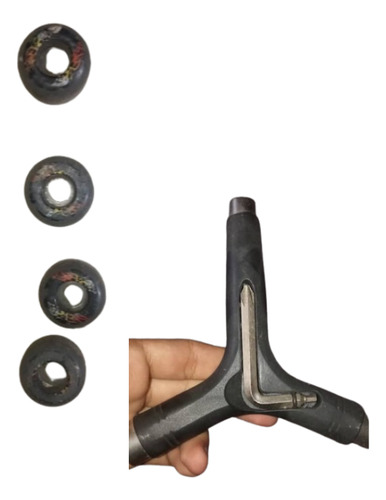 Patineta Usada + 4 Ruedas De Repuesto + Llave (Usado)