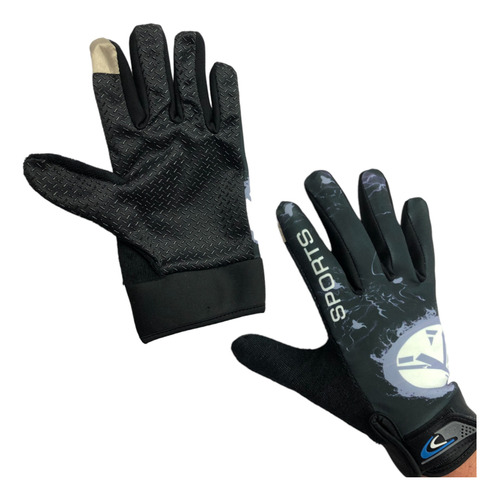 Guantes Deportivos Dedo Completo Tactil Antideslizante Mnr