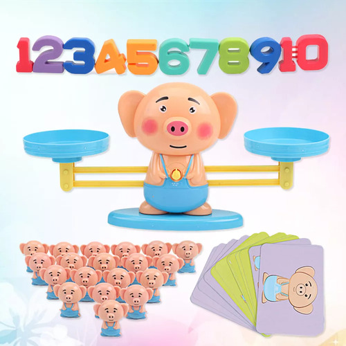 Juego Didáctico De Aprendizaje Números Balanza Niños