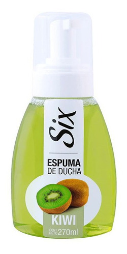 Espuma De Ducha Six 270 Ml Kiwi + Esponja