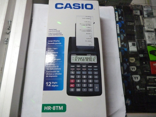 Calculadora Casio Con Impresora Hr-8tm Nueva Tienda