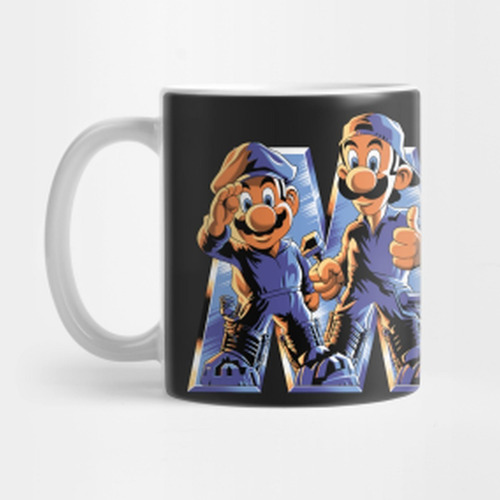 Taza De Ceramica Bichos Mario Bros. Modelo P 15