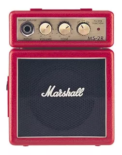 Amplificador Marshall Micro Amp MS-2 Transistor para guitarra de 1W color rojo