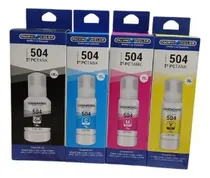 Comprar Pack 4 Tintas Alternativas T504 Compatible Epson