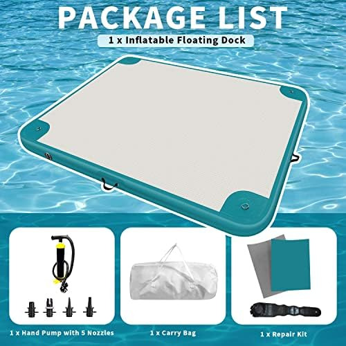 Plataforma De Muelle Inflable, Balsas Flotantes Inflables De