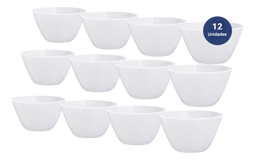 Set X 12 Bowl Compotera Vidrio Templado Arcoroc Zelie 12 Cm