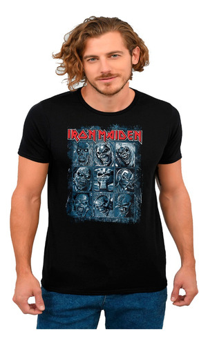 Iron Maiden Playera Solo Biker Aditos Al Rock