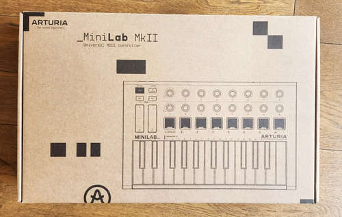 Controlador Midi Arturia Minilab Mk Ii - 25 Teclas Compacto Negro (Usado)
